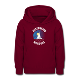 Küstenkind Nordsee - Teenager Hoodie - Bordeaux