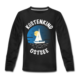 Küstenkind Ostsee - Kinder Premium Langarmshirt - Schwarz