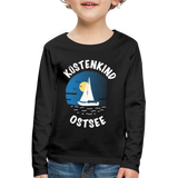 Küstenkind Ostsee - Kinder Premium Langarmshirt - Schwarz