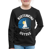 Küstenkind Ostsee - Kinder Premium Langarmshirt - Schwarz