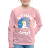 Küstenkind Ostsee - Kinder Premium Langarmshirt - Hellrosa