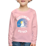 Küstenkind Ostsee - Kinder Premium Langarmshirt - Hellrosa