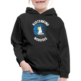 Küstenkind Nordsee - Kinder Premium Hoodie - Schwarz