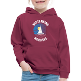 Küstenkind Nordsee - Kinder Premium Hoodie - Bordeaux