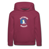 Küstenkind Nordsee - Kinder Premium Hoodie - Bordeaux