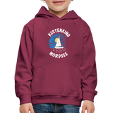 Küstenkind Nordsee - Kinder Premium Hoodie - Bordeaux