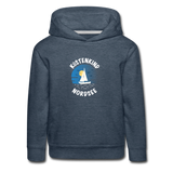 Küstenkind Nordsee - Kinder Premium Hoodie - Jeansblau