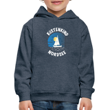 Küstenkind Nordsee - Kinder Premium Hoodie - Jeansblau