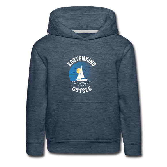 Küstenkind Ostsee - Kinder Premium Hoodie - Jeansblau