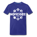 Nordsee Symbole - Männer Premium T-Shirt - Königsblau