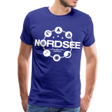 Nordsee Symbole - Männer Premium T-Shirt - Königsblau