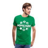 Nordsee Symbole - Männer Premium T-Shirt - Kelly Green