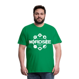 Nordsee Symbole - Männer Premium T-Shirt - Kelly Green