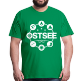 Ostsee Symbole - Männer Premium T-Shirt - Kelly Green