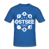 Ostsee Symbole - Männer Slim Fit T-Shirt - Königsblau