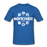 Nordsee Symbole - Männer Slim Fit T-Shirt - Königsblau