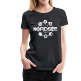 Nordsee Symbole - Frauen Premium T-Shirt - Schwarz