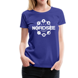 Nordsee Symbole - Frauen Premium T-Shirt - Königsblau