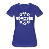 Nordsee Symbole - Frauen Premium T-Shirt - Königsblau