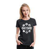 Ostsee Symbole - Frauen Premium T-Shirt - Schwarz