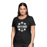 Ostsee Symbole - Frauen Premium T-Shirt - Schwarz