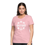 Ostsee Symbole - Frauen Premium T-Shirt - Hellrosa