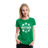 Ostsee Symbole - Frauen Premium T-Shirt - Kelly Green