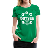 Ostsee Symbole - Frauen Premium T-Shirt - Kelly Green