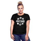 Ostsee Symbole - Frauen Oversize T-Shirt - Schwarz