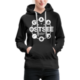 Ostsee Symbole - Frauen Premium Hoodie - Schwarz