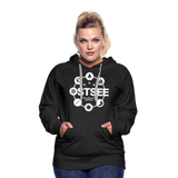 Ostsee Symbole - Frauen Premium Hoodie - Schwarz