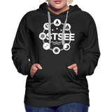 Ostsee Symbole - Frauen Premium Hoodie - Schwarz