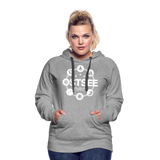 Ostsee Symbole - Frauen Premium Hoodie - Grau meliert