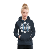 Ostsee Symbole - Frauen Premium Hoodie - Navy