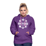 Ostsee Symbole - Frauen Premium Hoodie - Purple