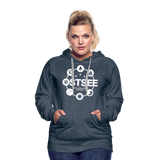 Ostsee Symbole - Frauen Premium Hoodie - Jeansblau