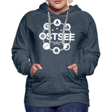 Ostsee Symbole - Frauen Premium Hoodie - Jeansblau