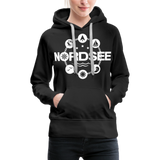 Nordsee Symbole - Frauen Premium Hoodie - Schwarz