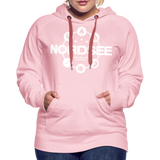 Nordsee Symbole - Frauen Premium Hoodie - Kristallrosa