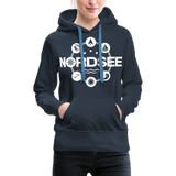 Nordsee Symbole - Frauen Premium Hoodie - Navy