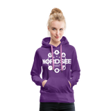 Nordsee Symbole - Frauen Premium Hoodie - Purple