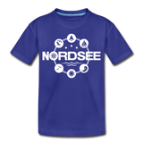 Nordsee Symbole - Kinder Premium T-Shirt - Königsblau