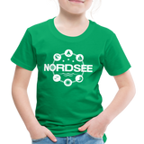 Nordsee Symbole - Kinder Premium T-Shirt - Kelly Green