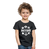 Ostsee Symbole - Kinder Premium T-Shirt - Schwarz