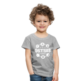 Ostsee Symbole - Kinder Premium T-Shirt - Grau meliert