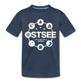 Ostsee Symbole - Kinder Premium T-Shirt - Navy