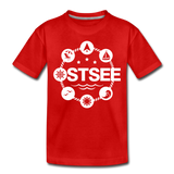 Ostsee Symbole - Kinder Premium T-Shirt - Rot