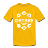 Ostsee Symbole - Kinder Premium T-Shirt - Sonnengelb