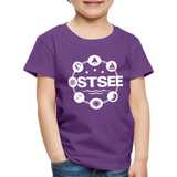 Ostsee Symbole - Kinder Premium T-Shirt - Lila