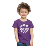 Ostsee Symbole - Kinder Premium T-Shirt - Lila